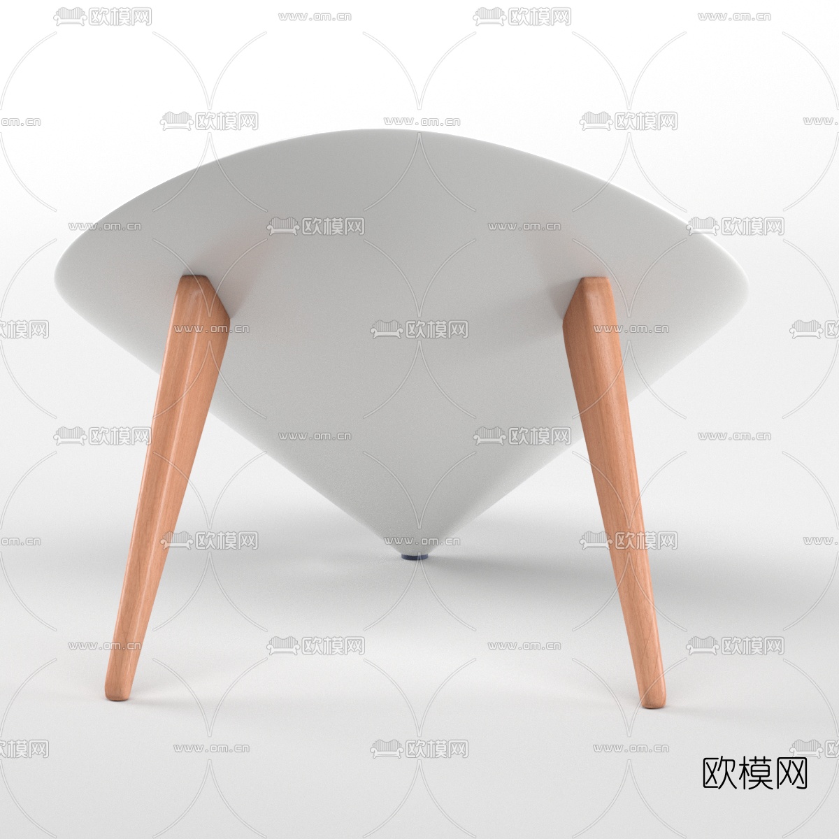 后现代简易休闲椅3d模型