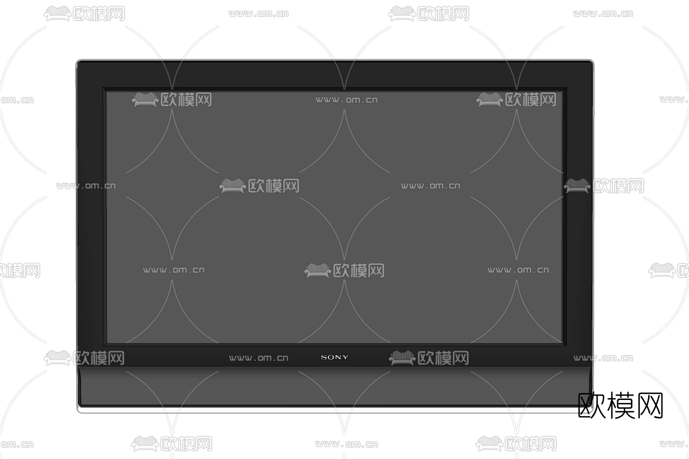 现代液晶电视免费su模型下载