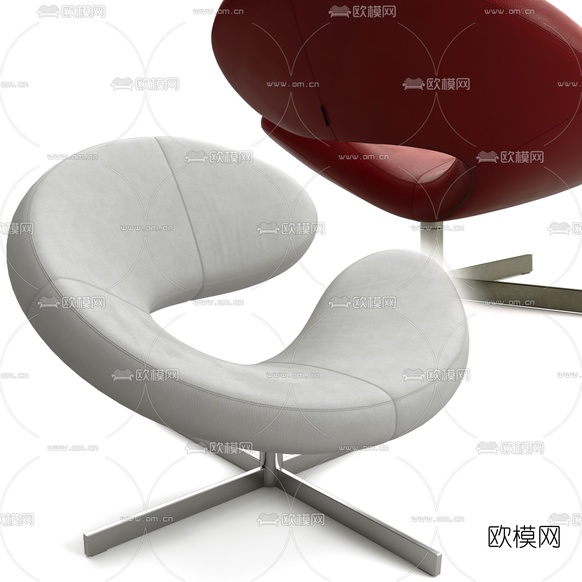 Roche Bobois休闲椅3d模型下载(渲染图3)