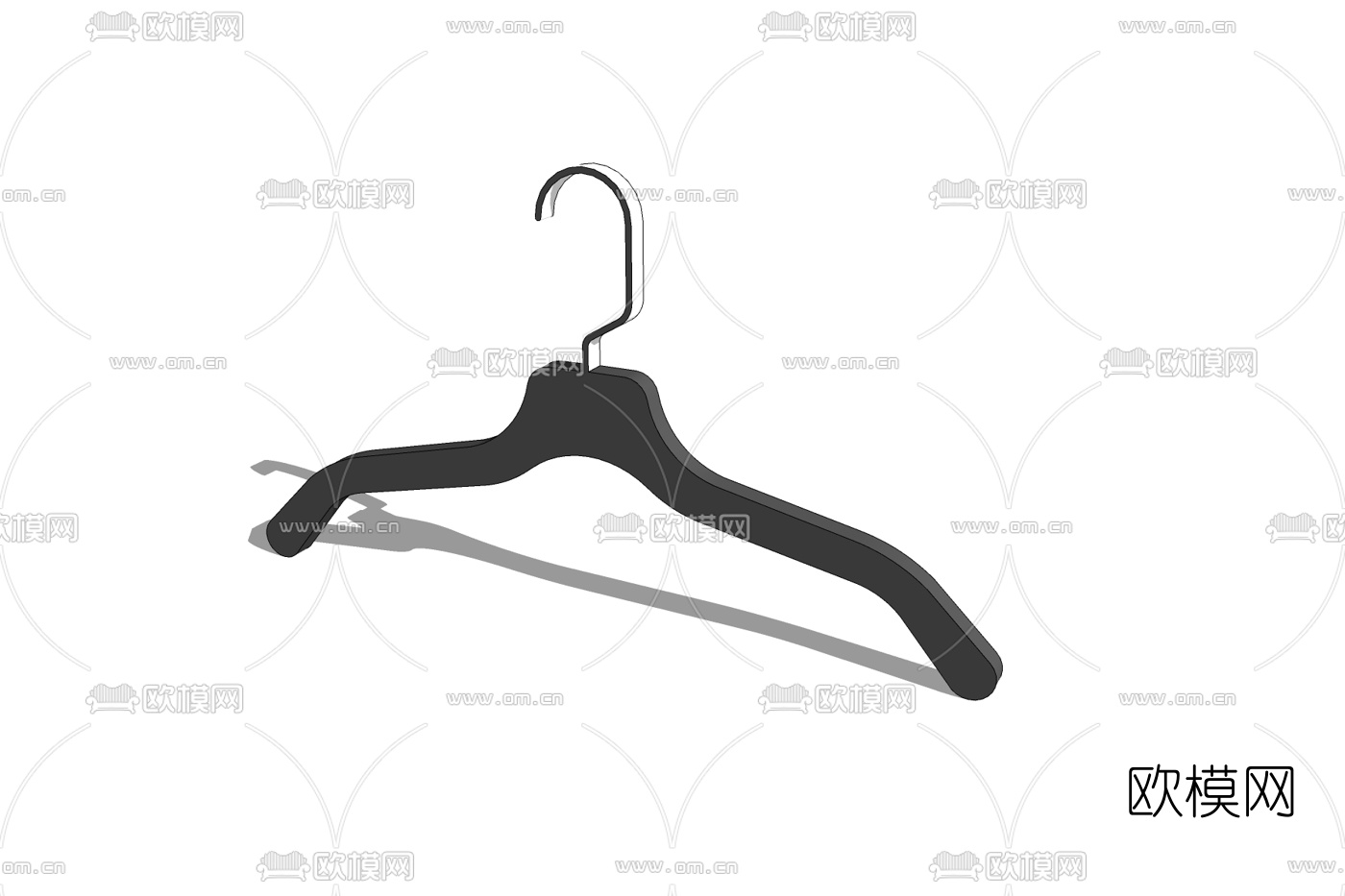 现代晾衣架免费su模型下载