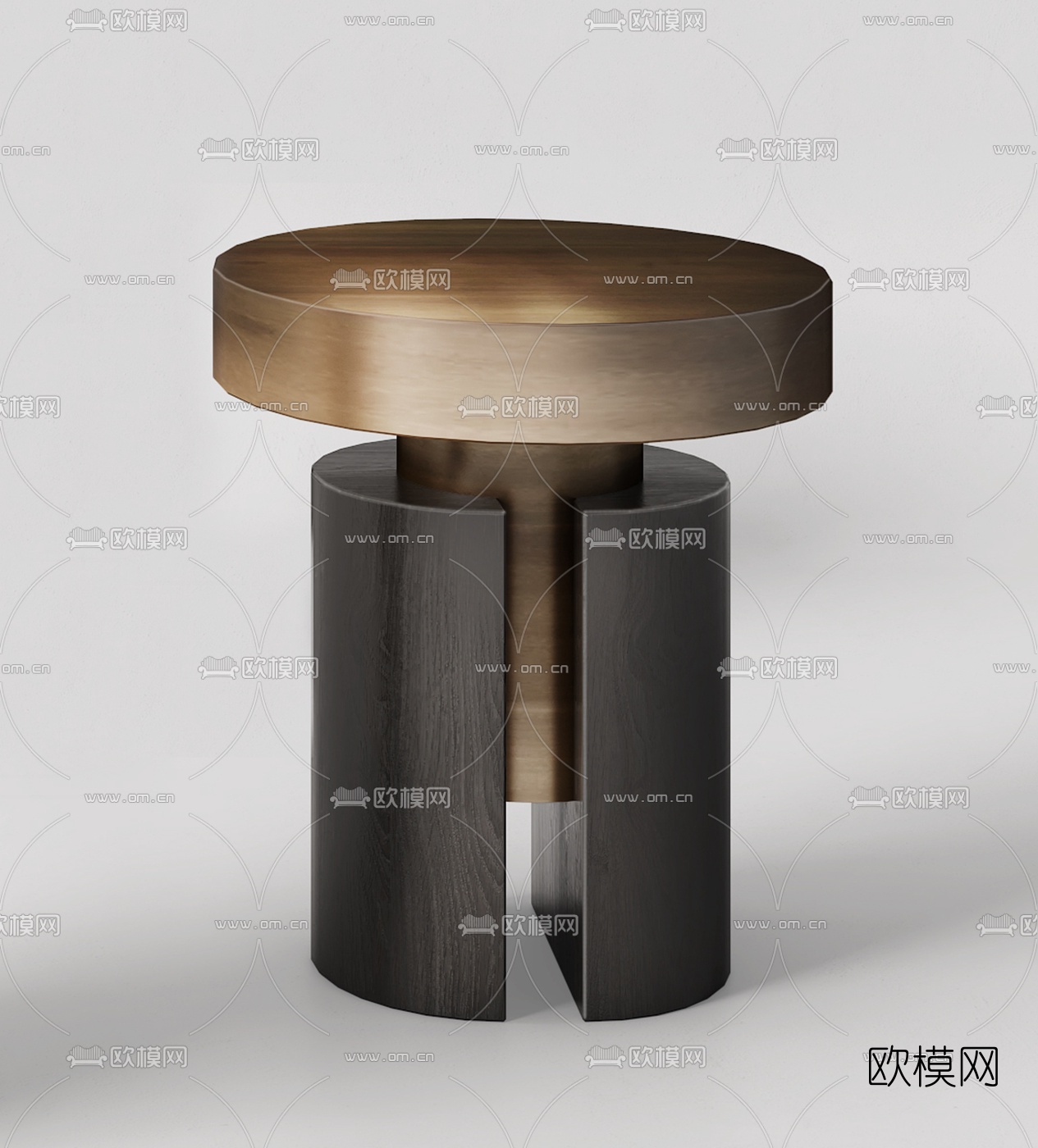 现代简约圆几3d模型
