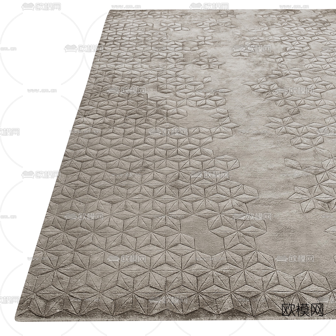现代地毯3d模型