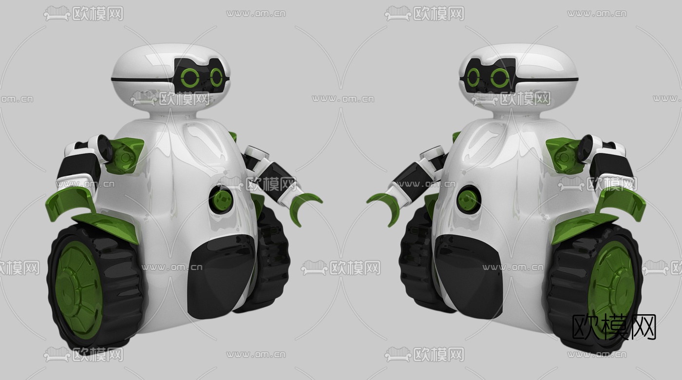 现代两轮机器人3d模型下载
