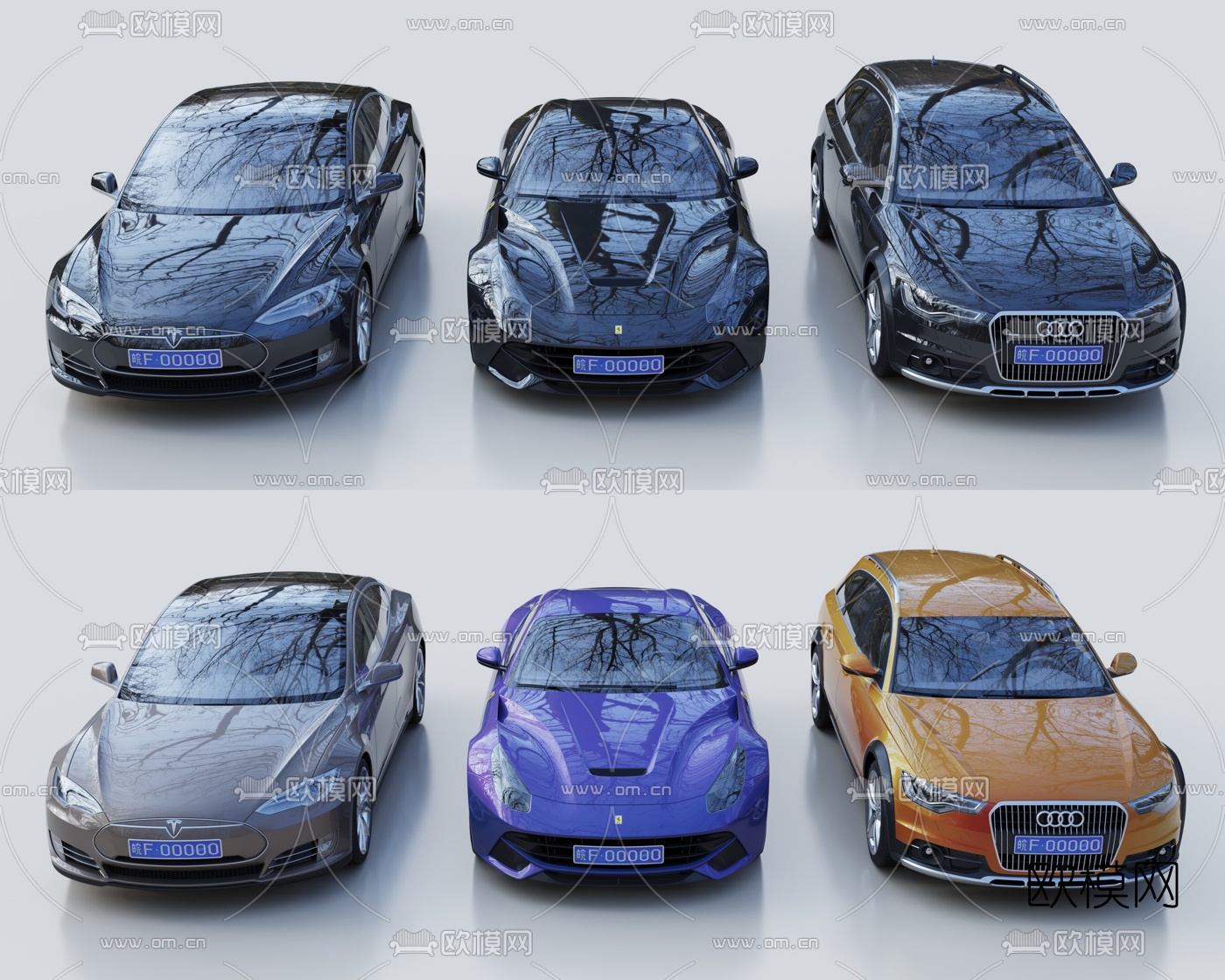 现代汽车轿车跑车3d模型下载