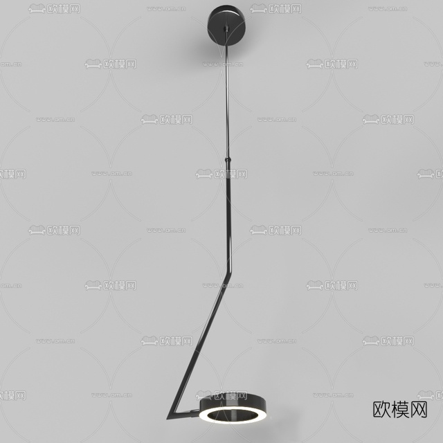 现代金属壁灯免费3d模型
