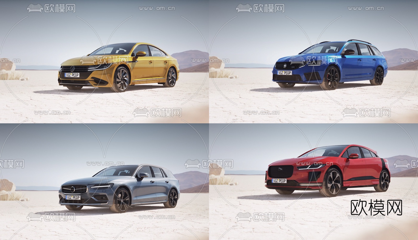 现代豪华汽车3d模型下载