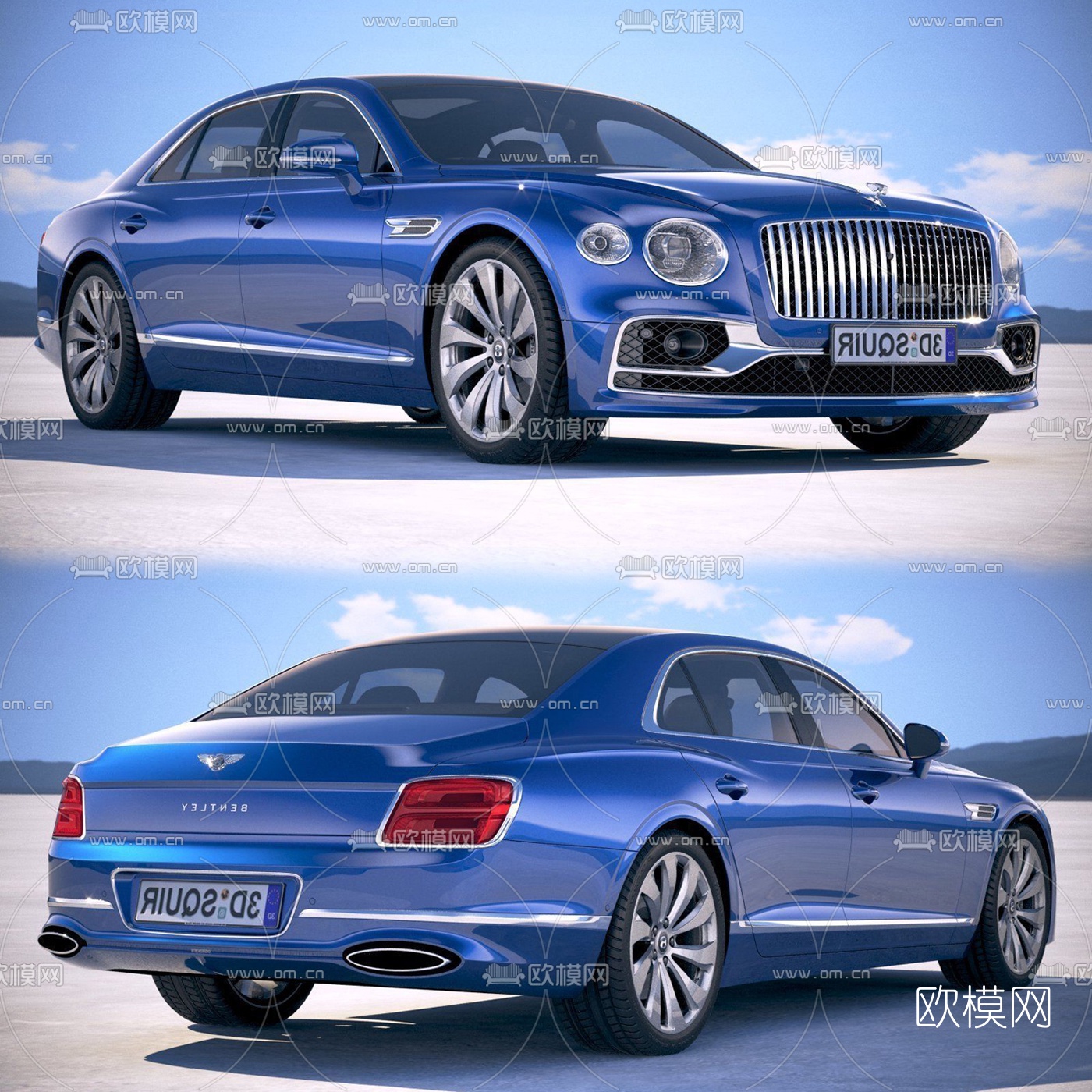 现代捷豹汽车3d模型下载（渲染图1）