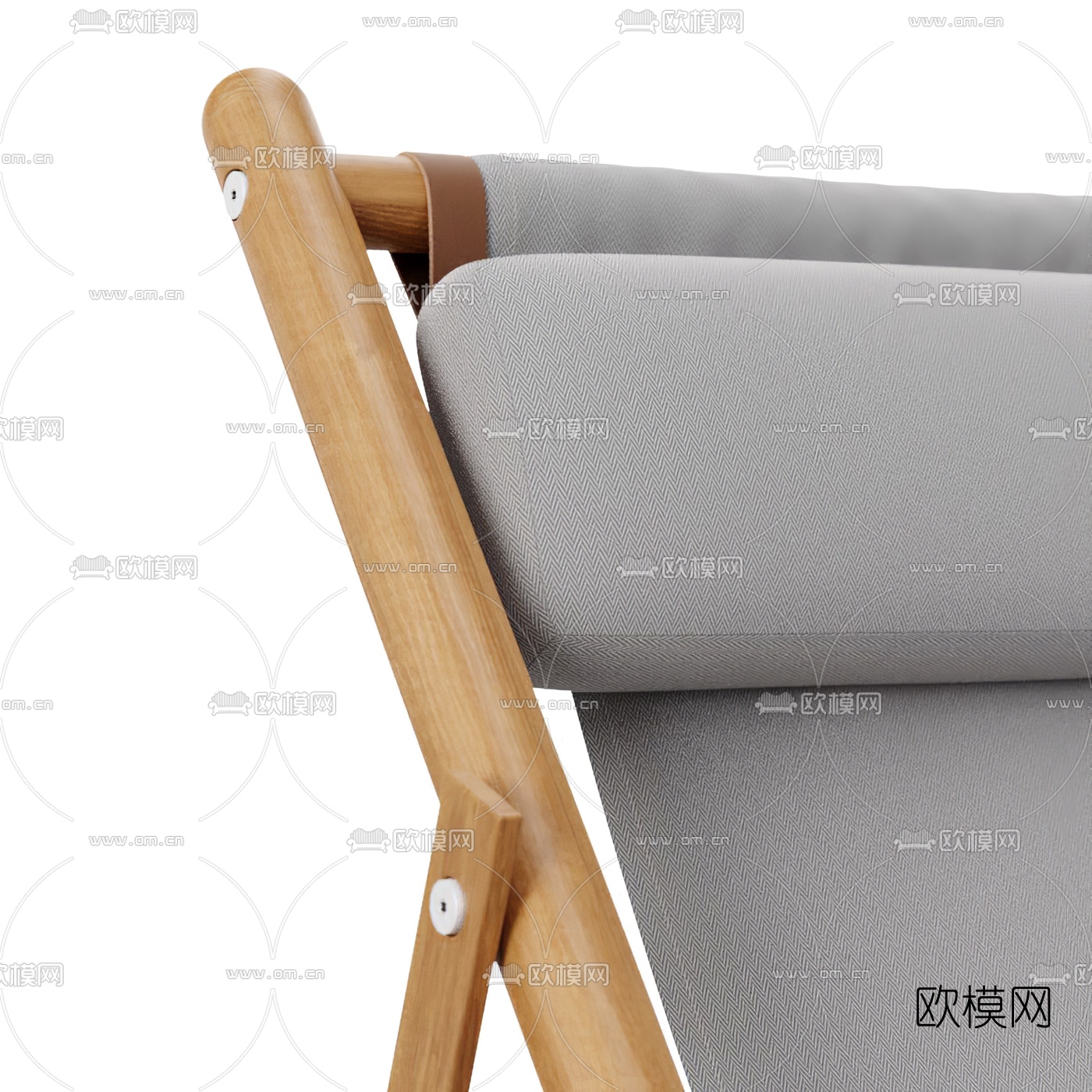 现代户外折叠休闲椅3d模型
