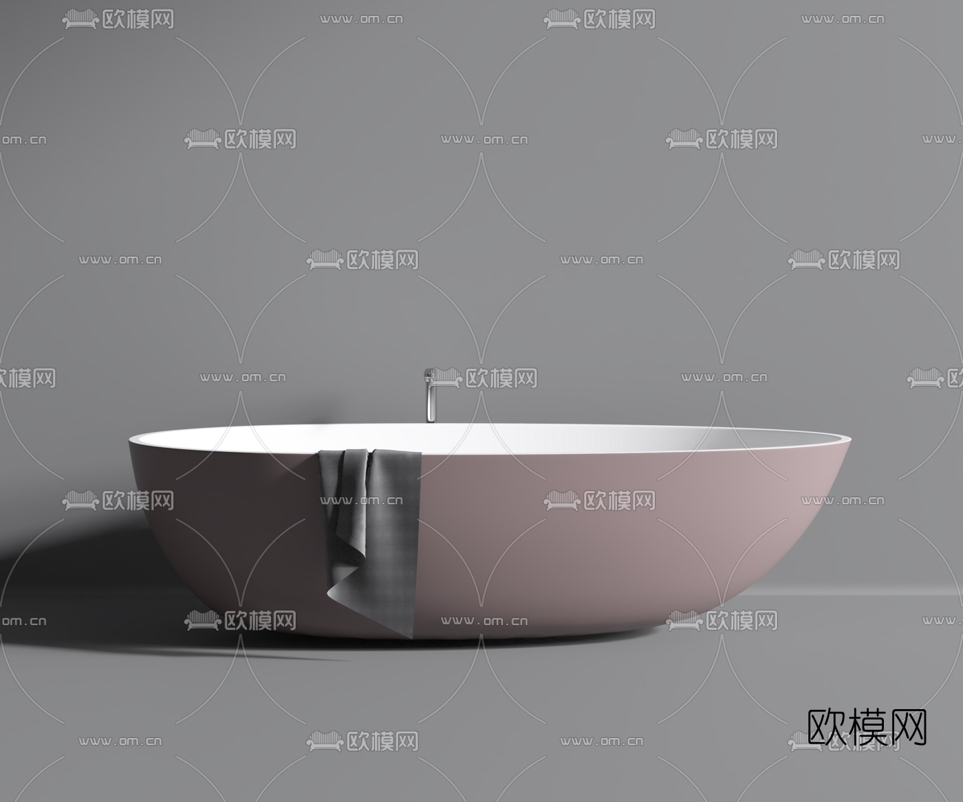 现代浴缸3d模型