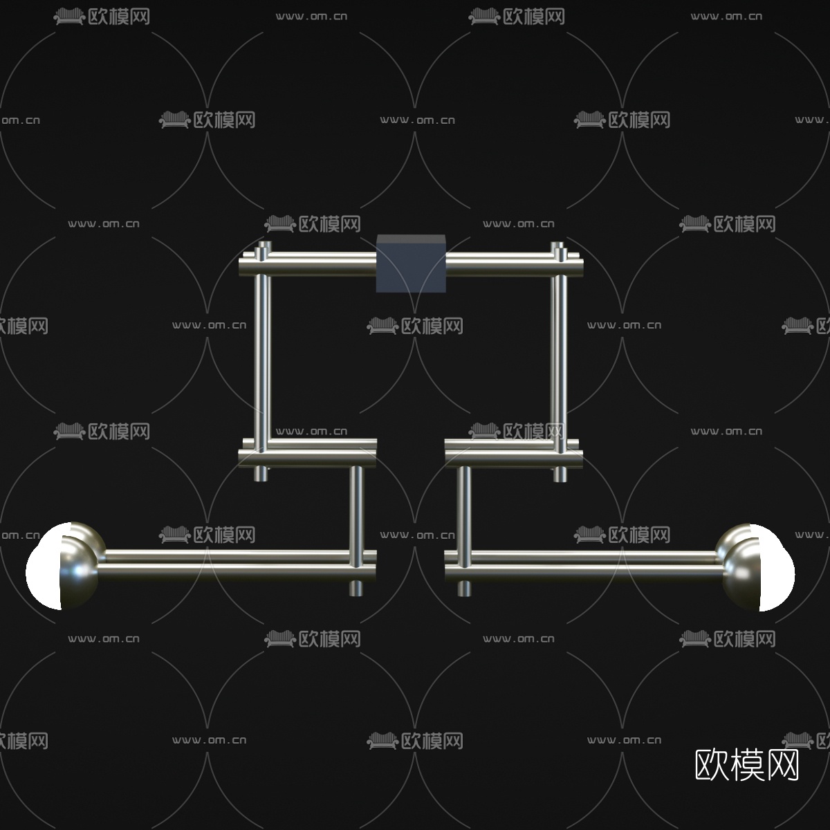 现代简约吊灯3d模型