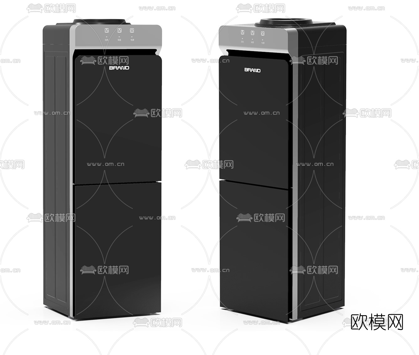 现代智能饮水机3d模型