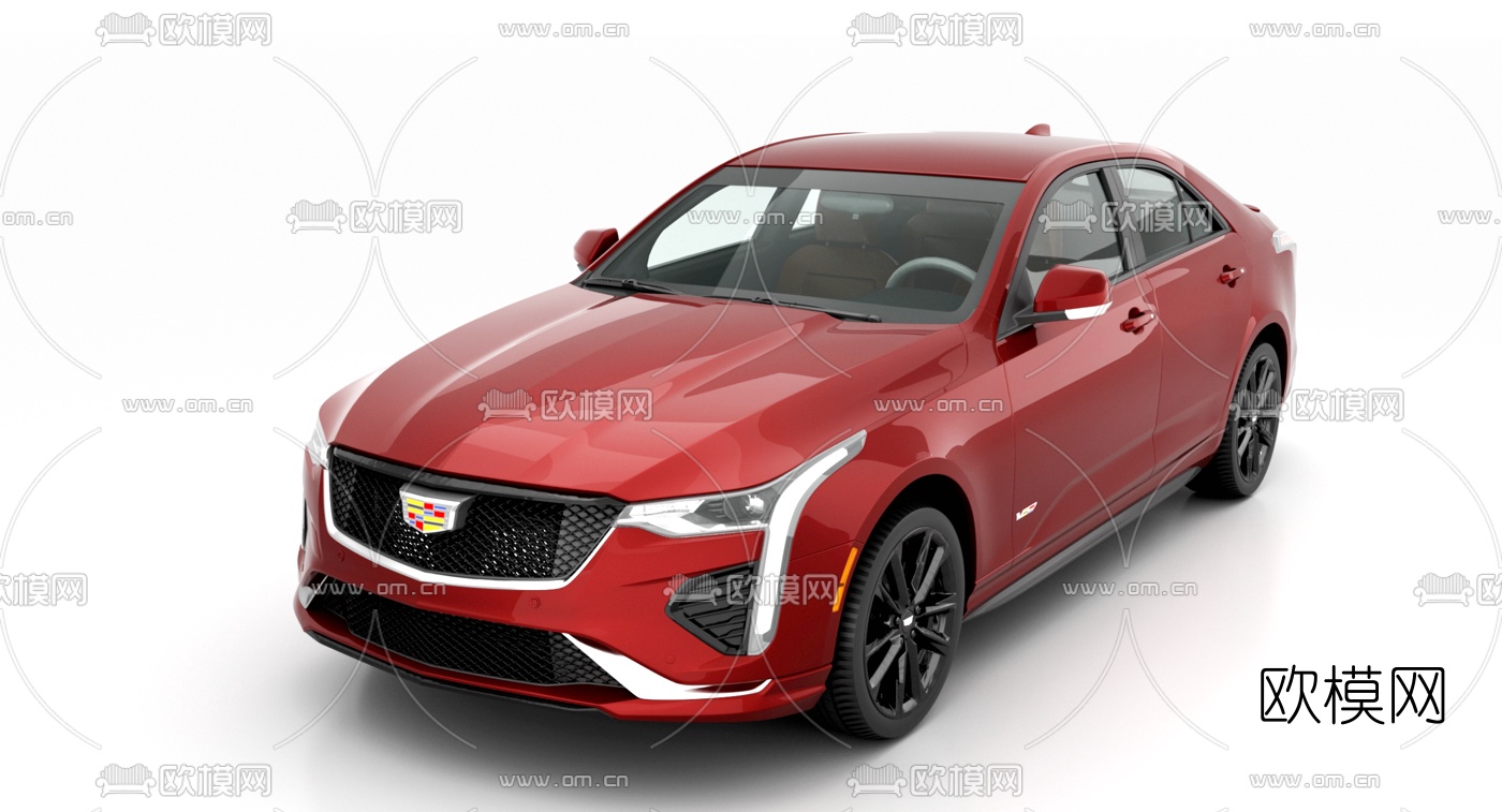现代凯迪拉克汽车3d模型