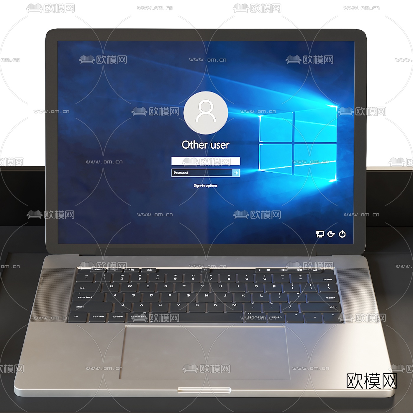 现代书桌椅电脑桌3d模型