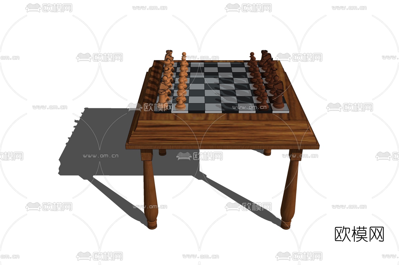 欧式国际象棋免费su模型
