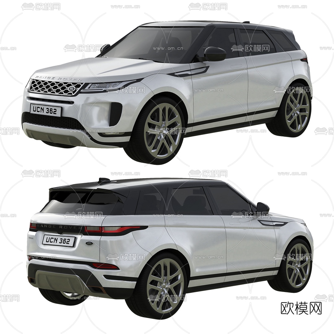 现代路虎越野车3d模型