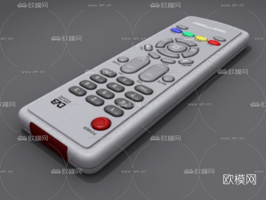 现代遥控器免费3d模型下载
