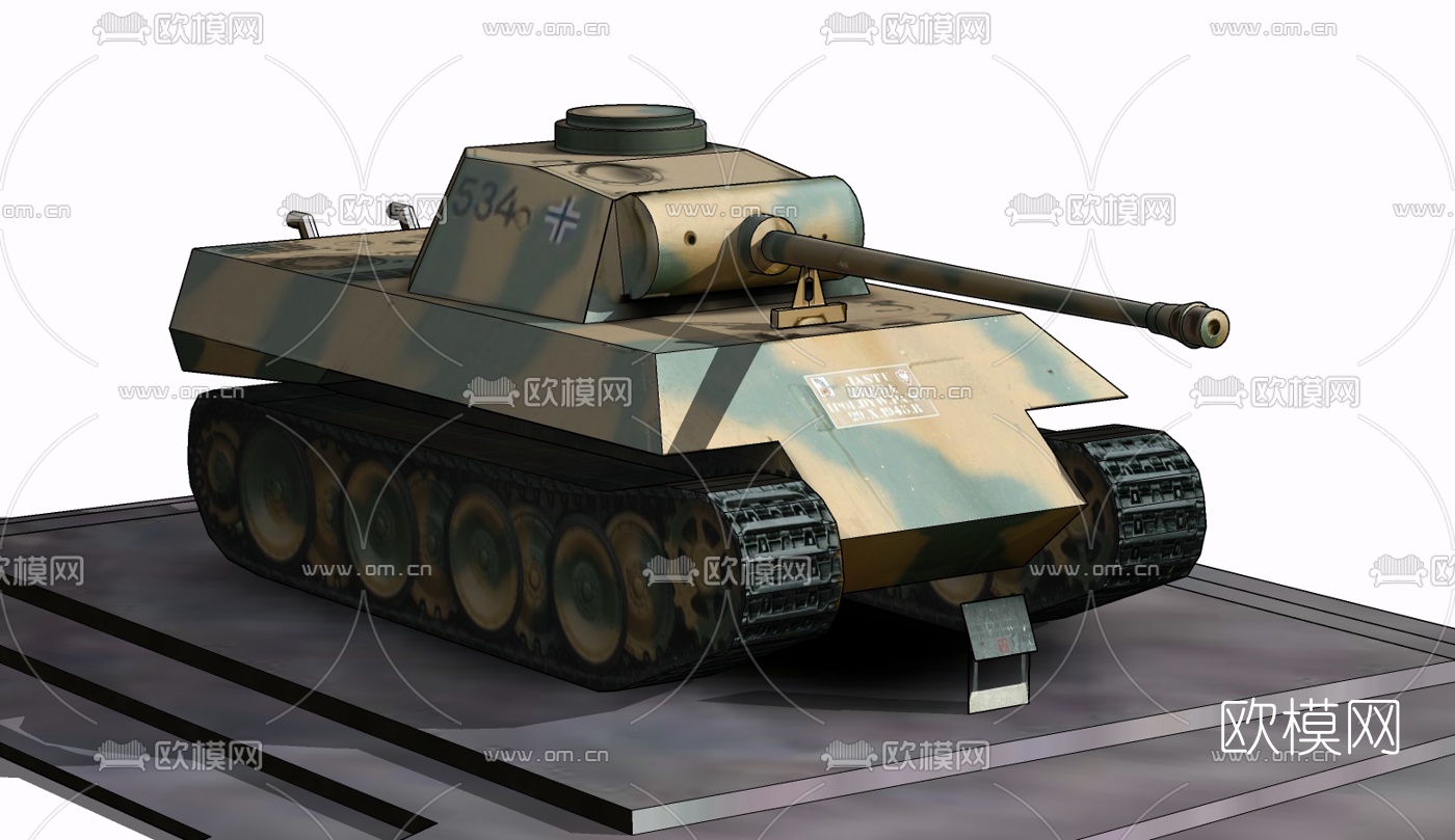 现代坦克免费su模型下载