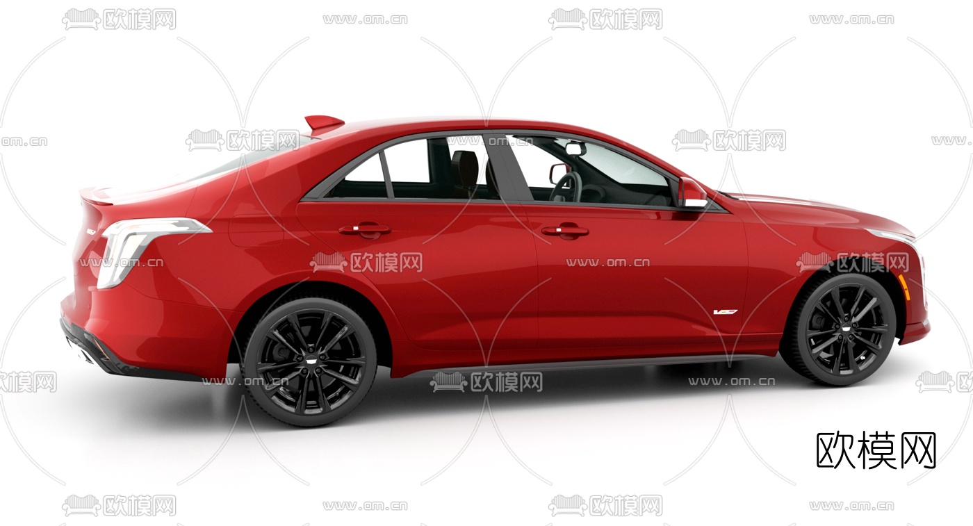 现代凯迪拉克汽车3d模型