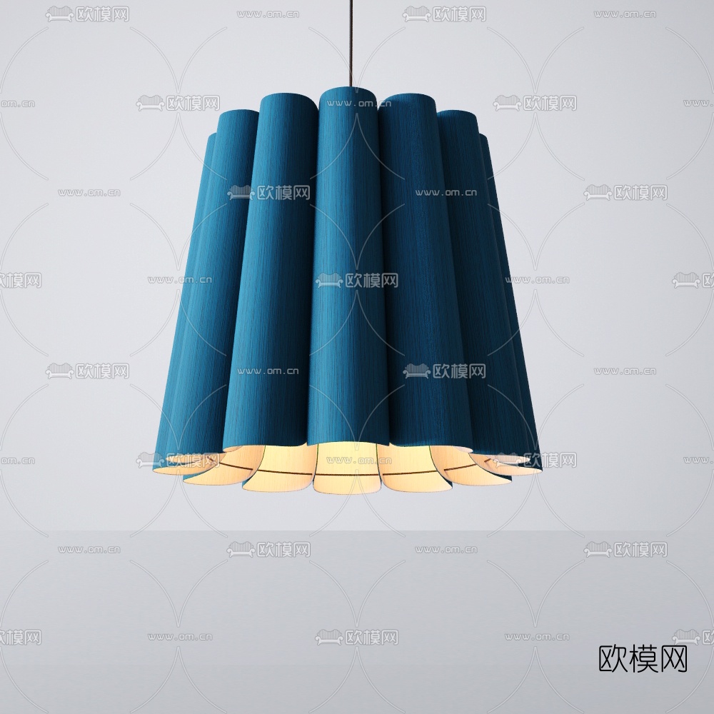 北欧简易吊灯3d模型