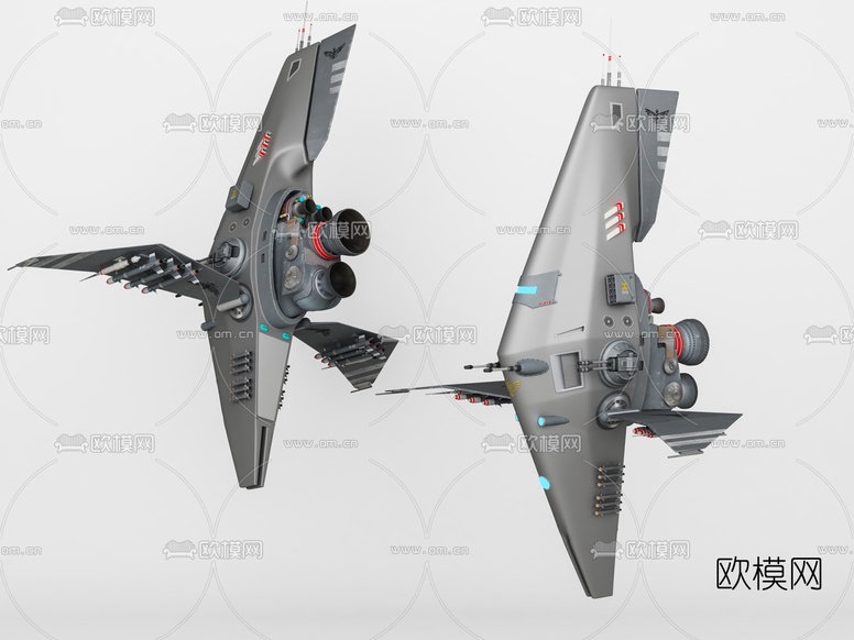 现代宇宙战舰3d模型下载
