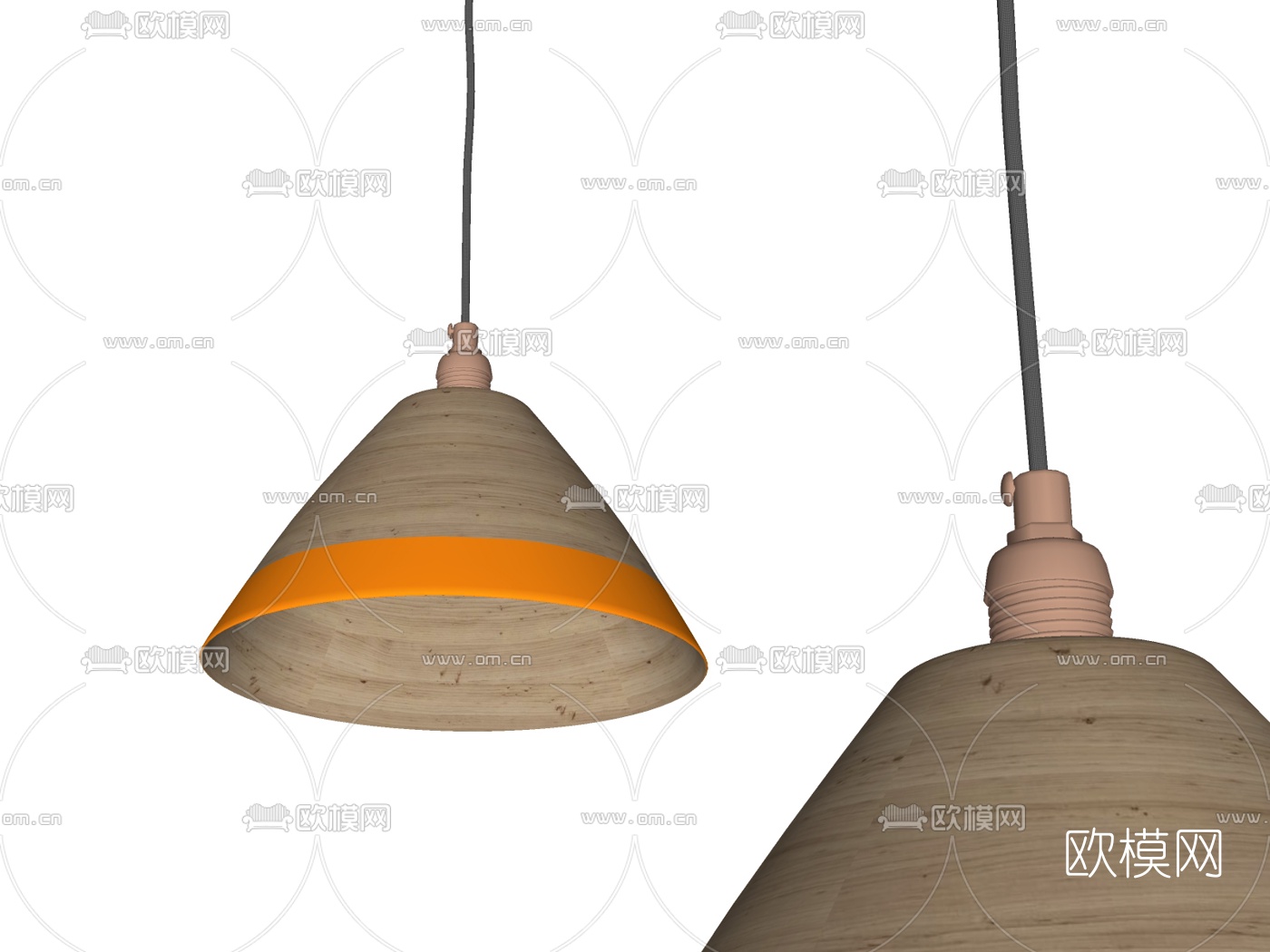 北欧小吊灯su模型下载（渲染图2）