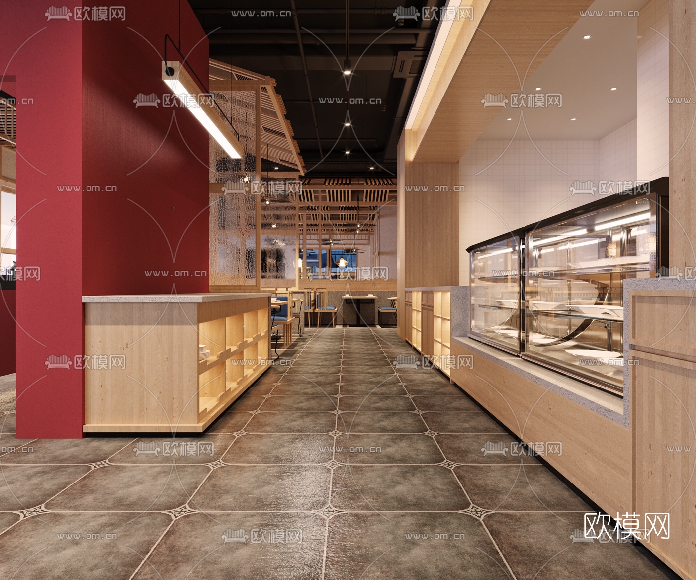 新中式火锅店3d模型