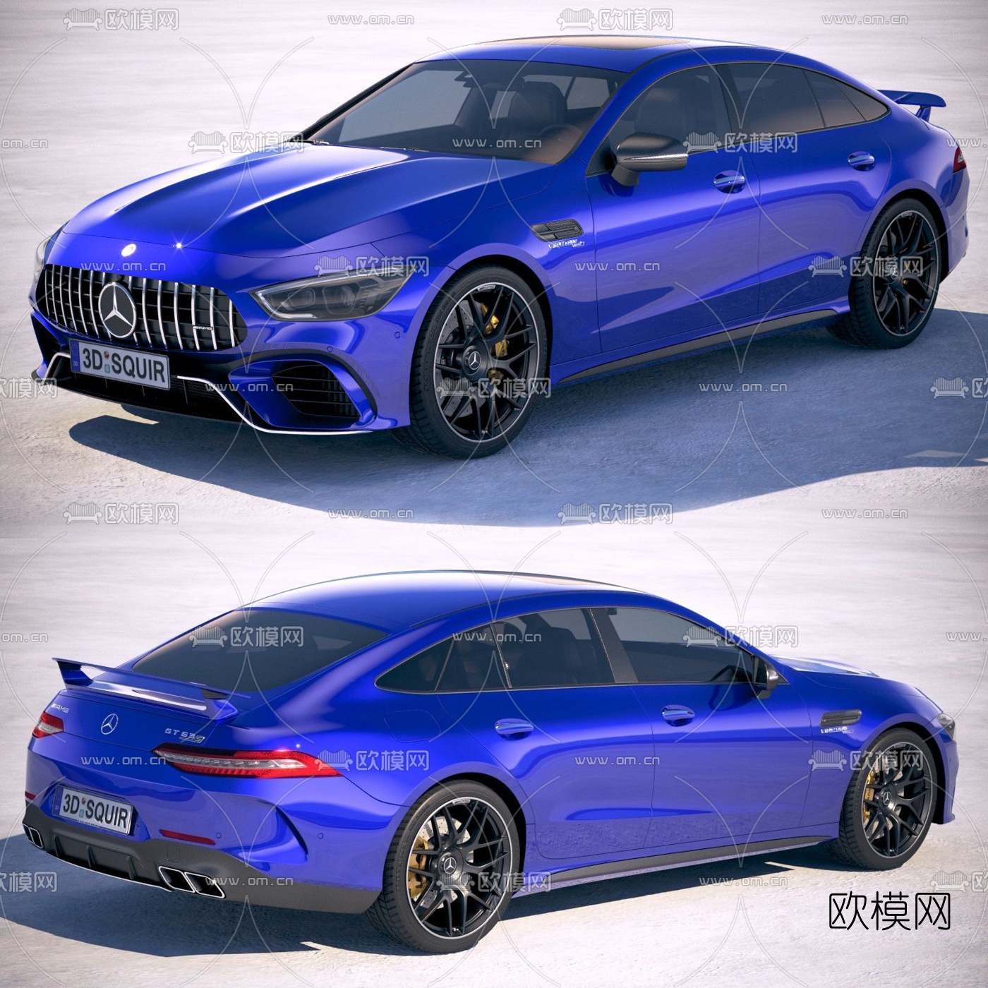 现代奔驰GT63汽车3d模型
