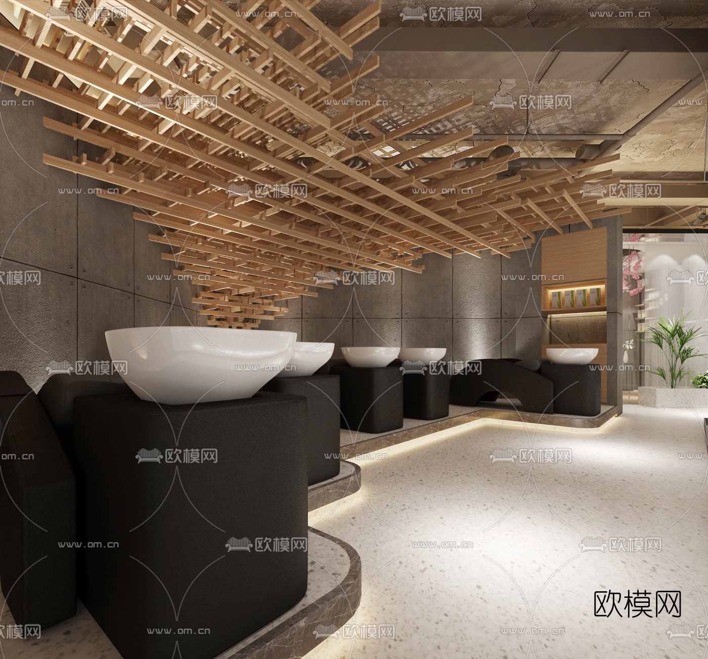 现代理发店免费3d模型下载（渲染图2）