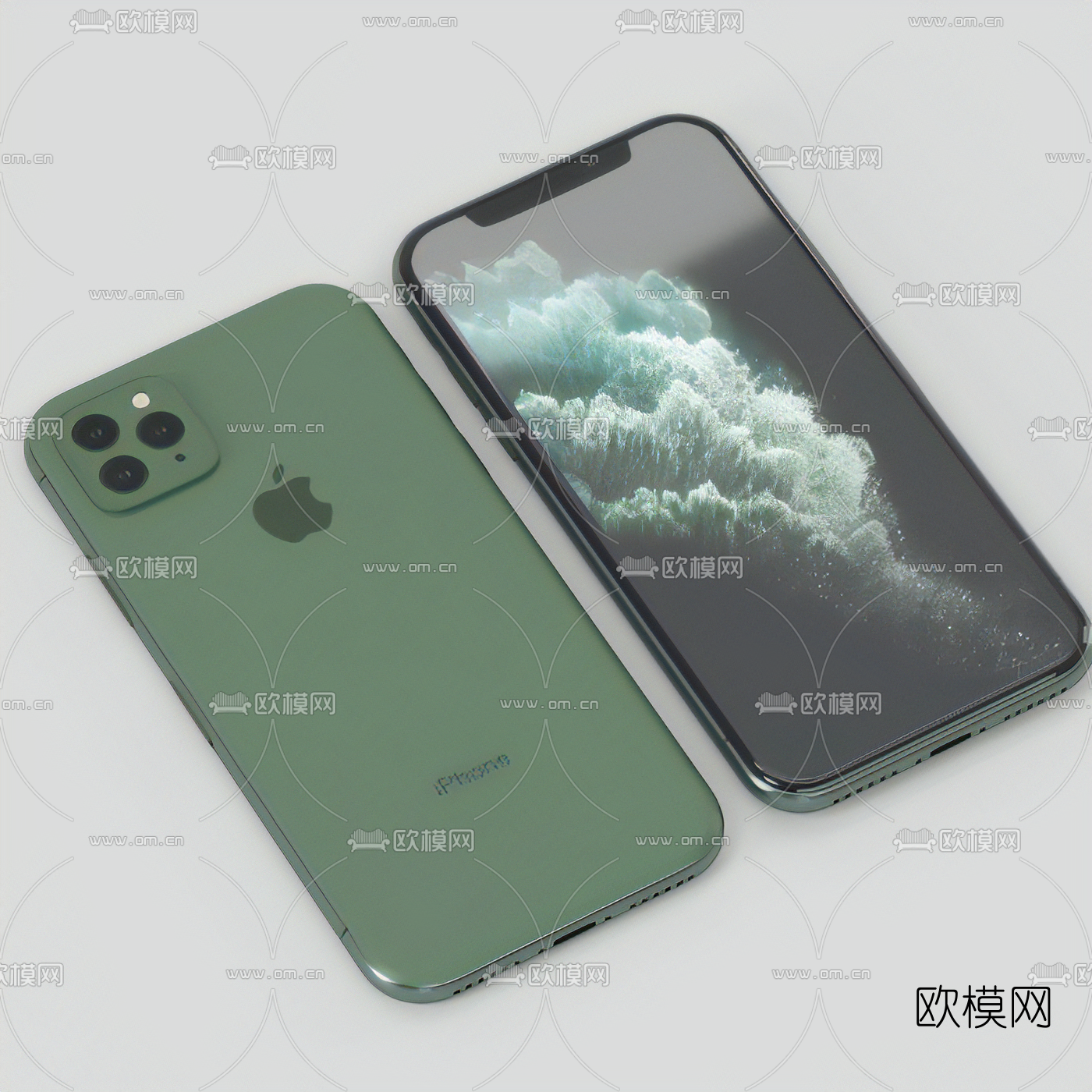 现代iPhone11Pro手机3d模型下载