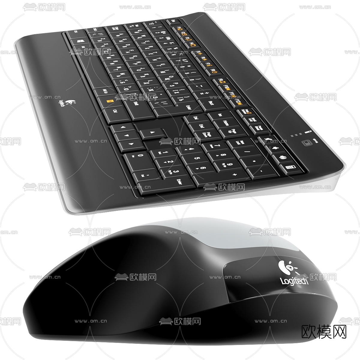 现代电脑3d模型下载（渲染图3）