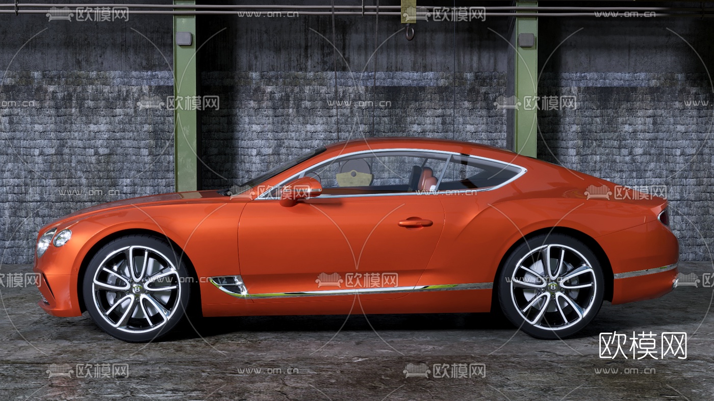现代宾利汽车3d模型下载（渲染图3）