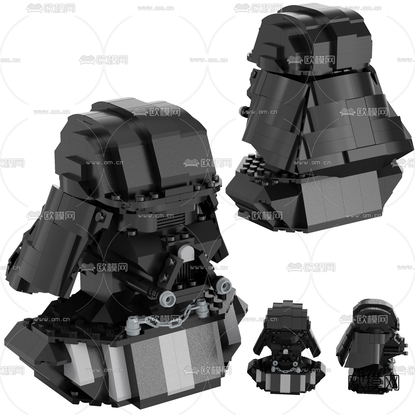 现代星战玩具3d模型