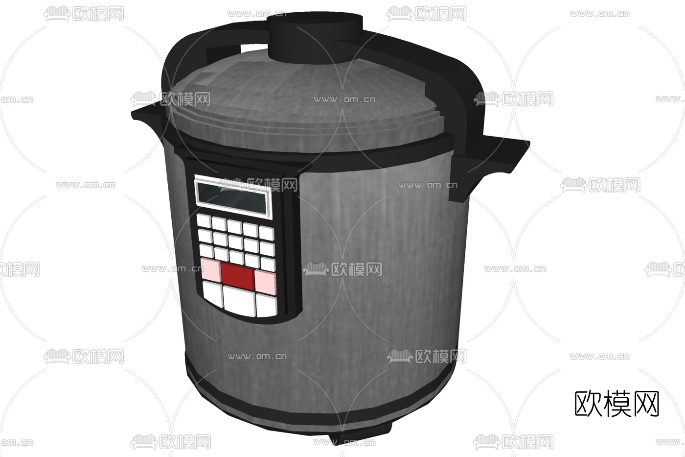 现代电饭煲su模型下载