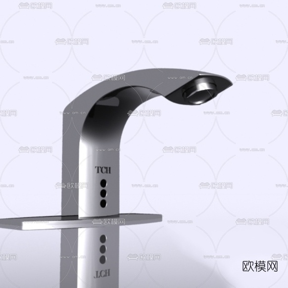 现代金属水龙头免费3d模型下载