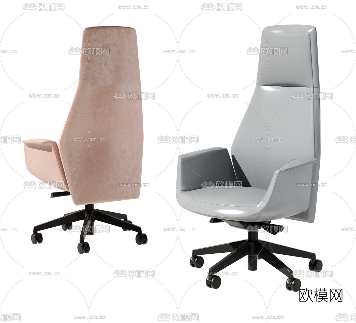 现代办公椅3d模型