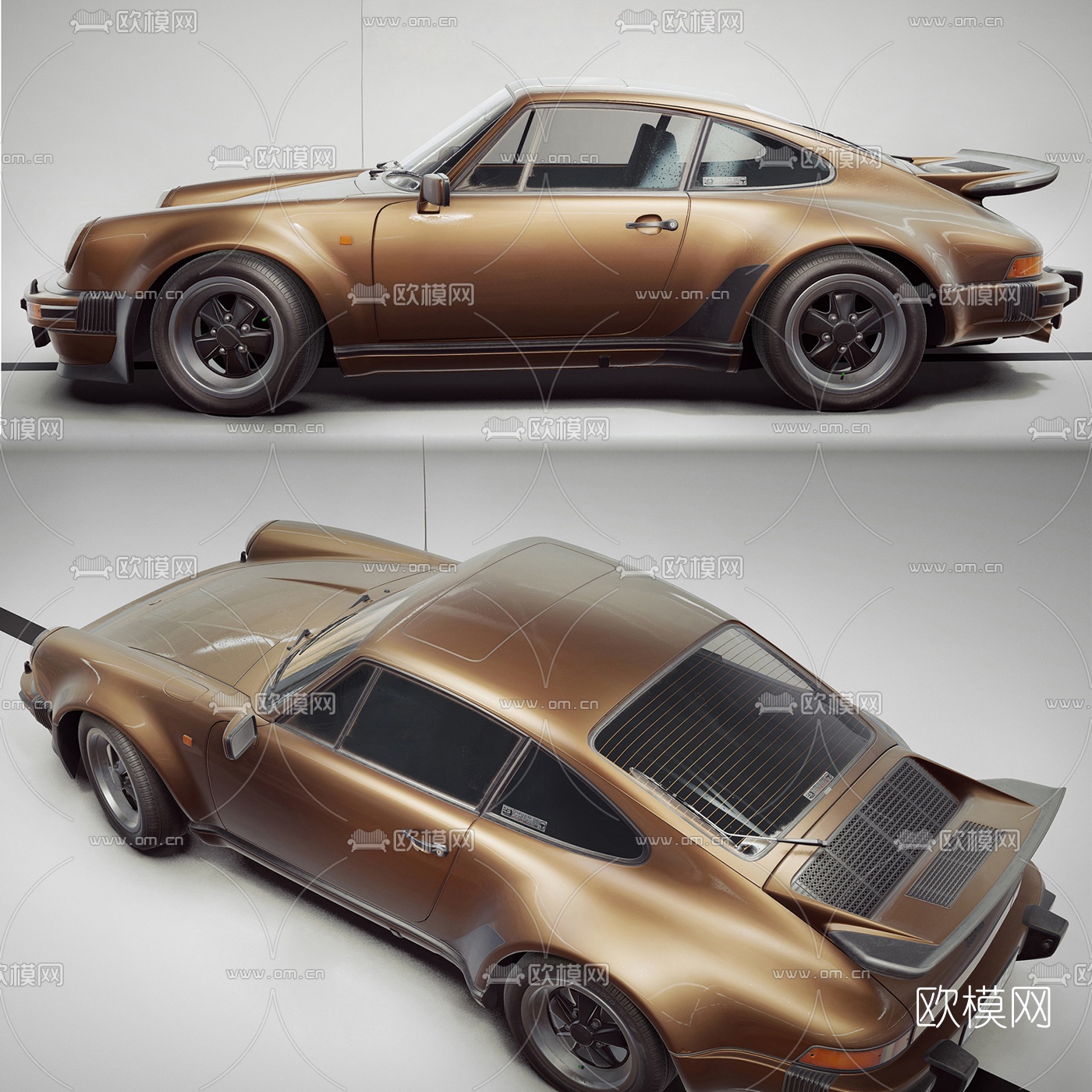 现代保时捷跑车3d模型