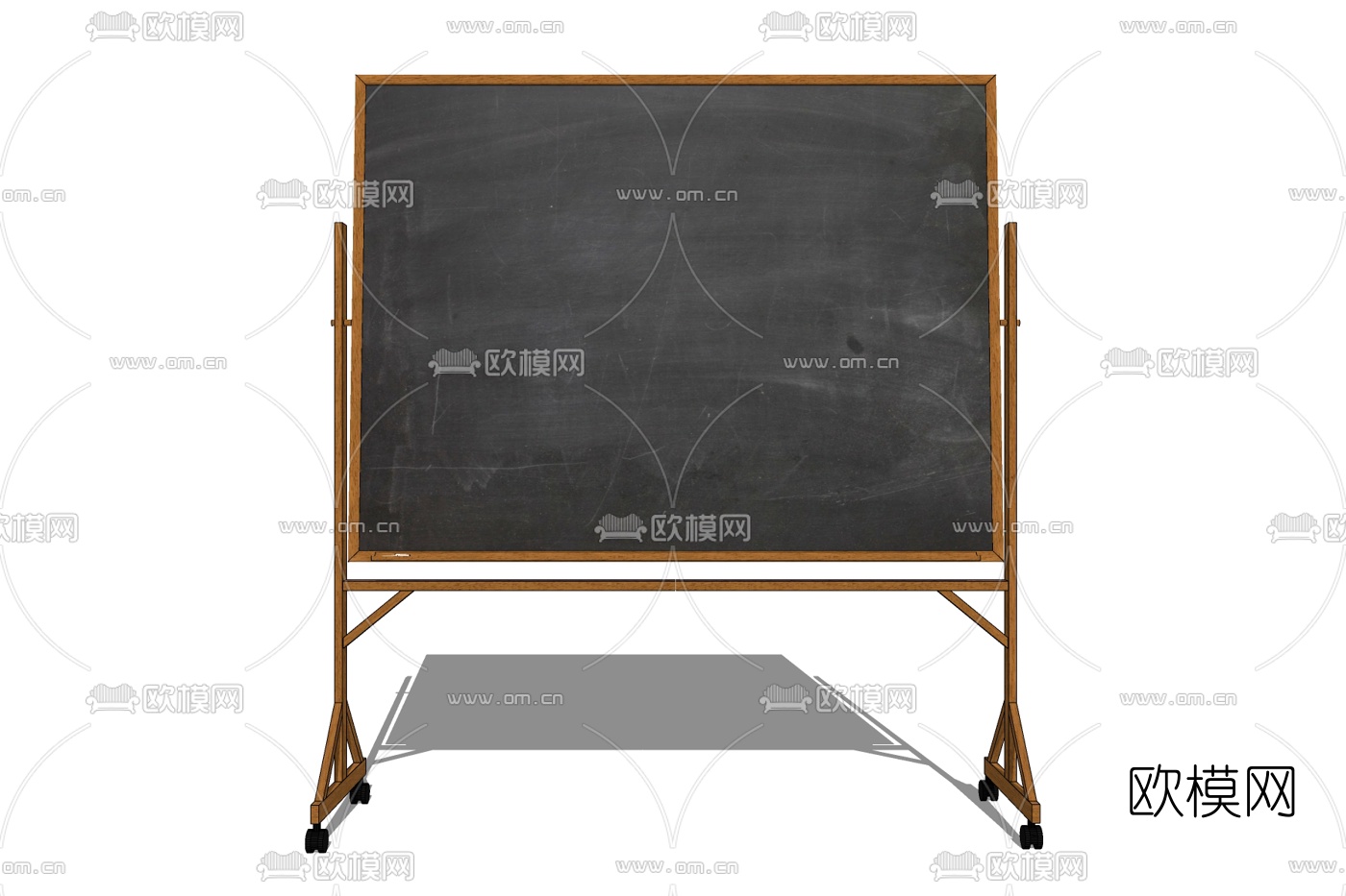 现代会议小黑板免费su模型下载