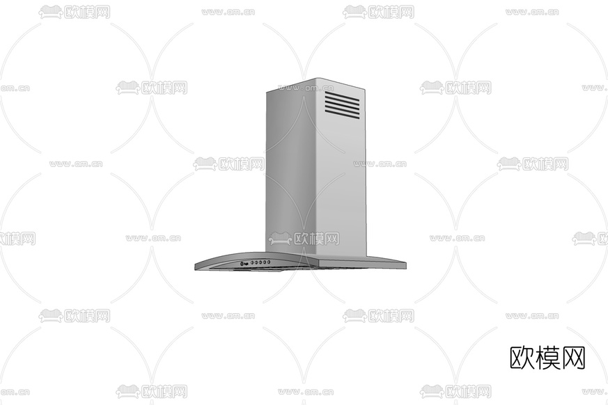 现代抽油烟机免费su模型下载