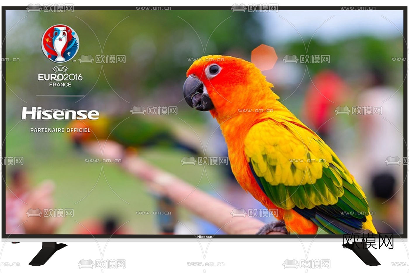 现代液晶电视su模型下载