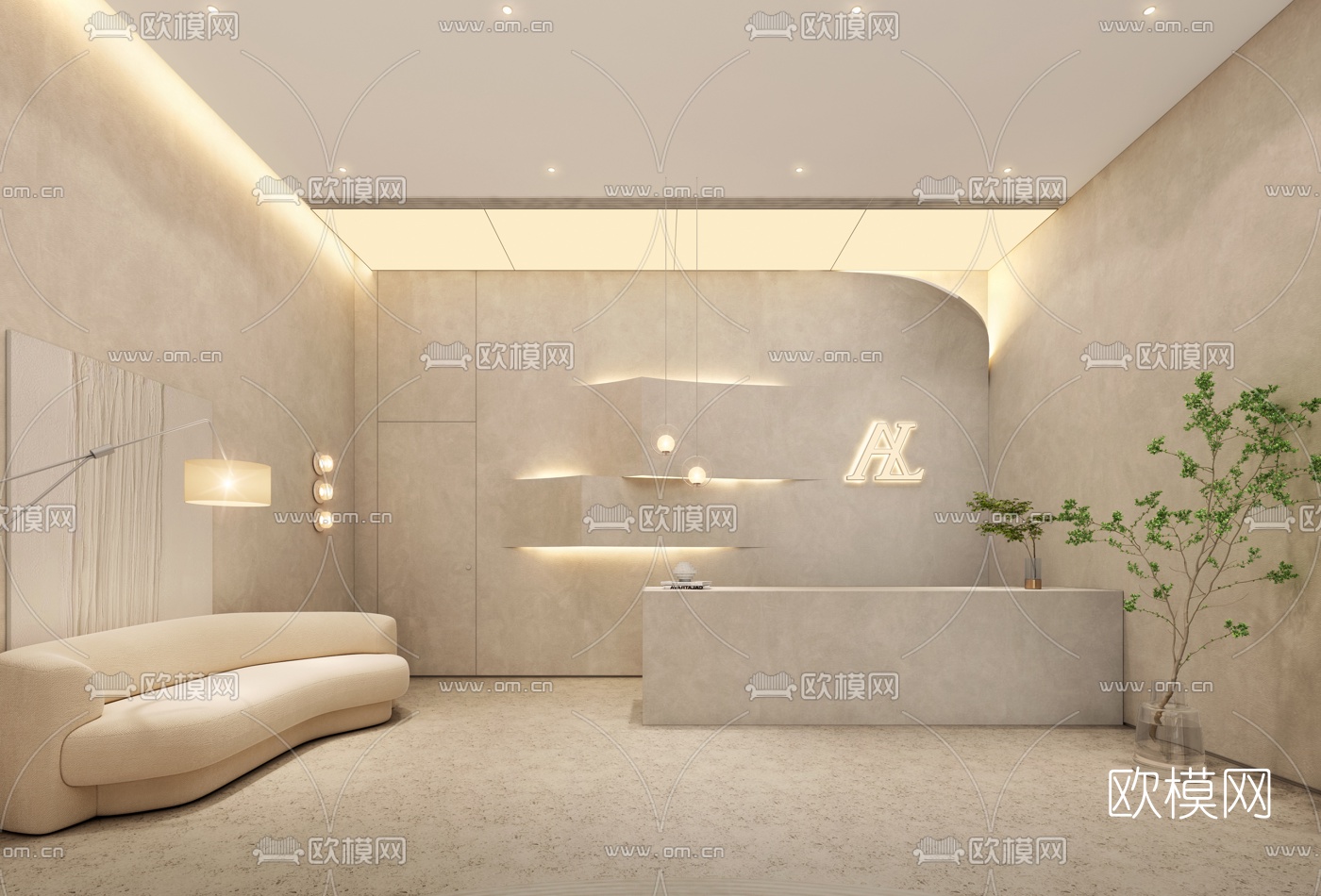 侘寂女性服装店3d模型