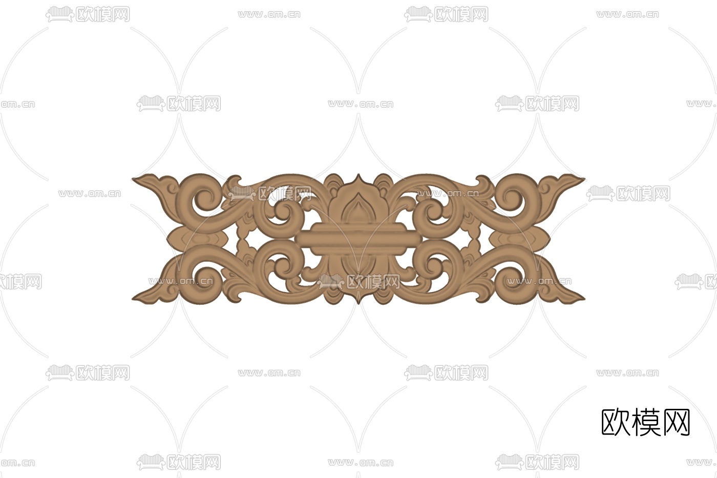 欧式雕花su模型下载