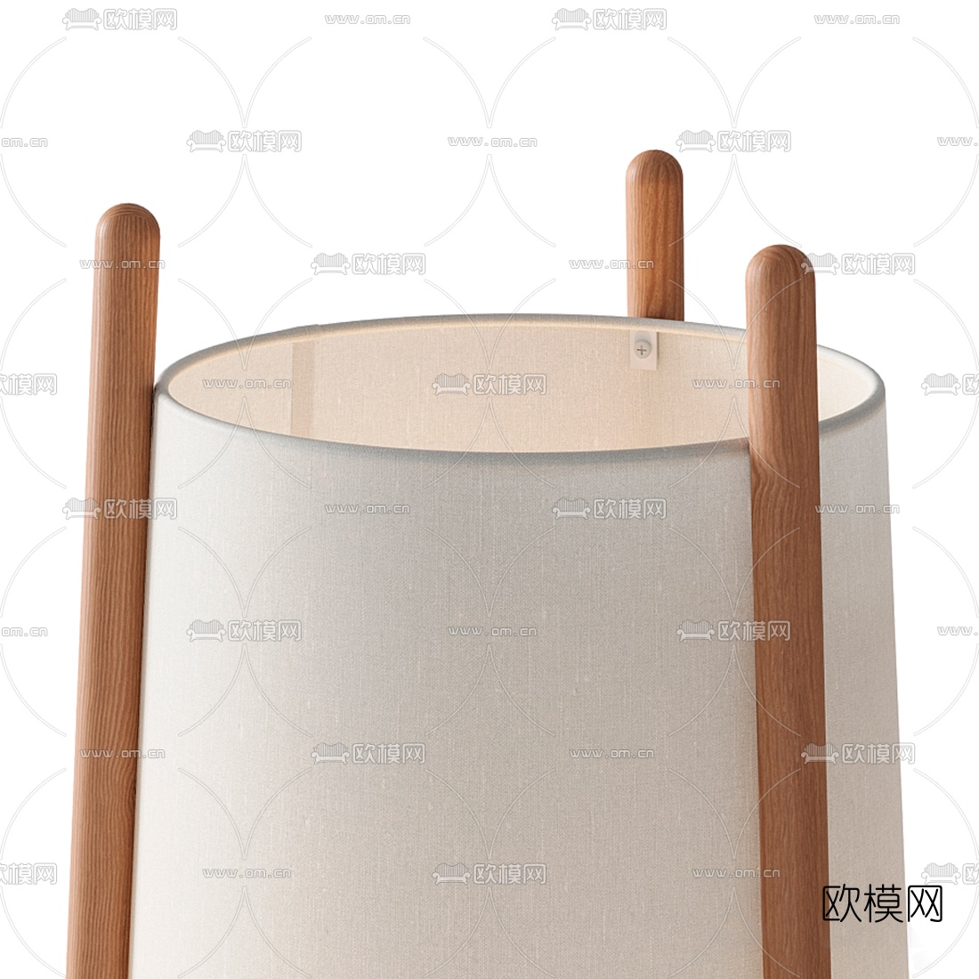 北欧创意落地灯3d模型下载（渲染图2）