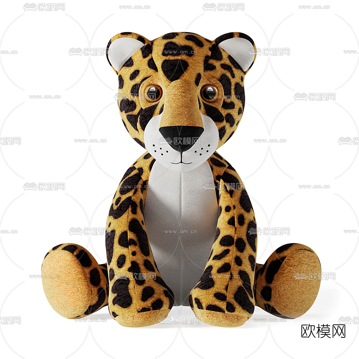 现代动物玩偶玩具3d模型下载（渲染图2）