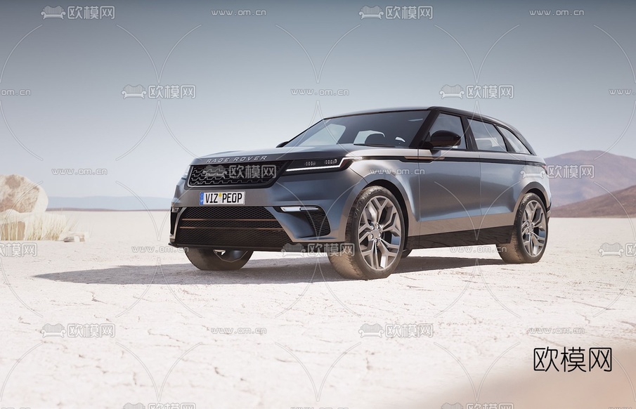 现代SUV汽车3d模型下载