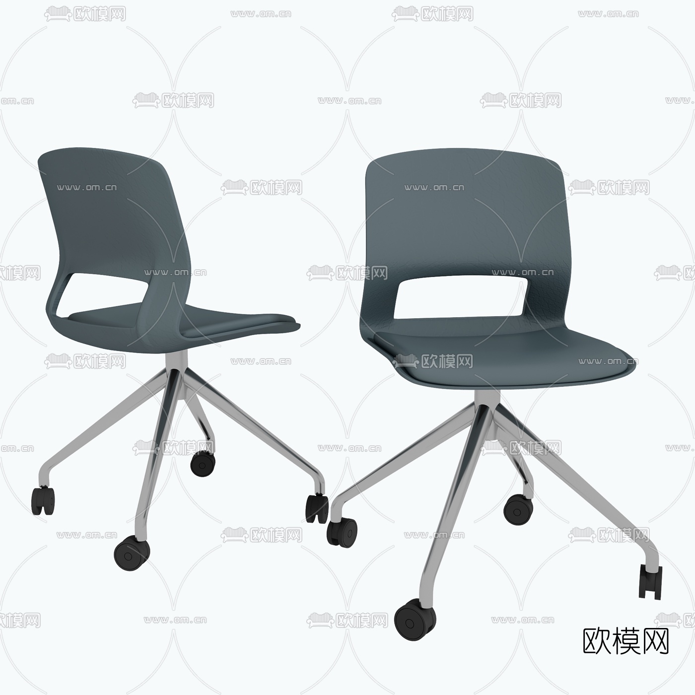 现代办公椅3d模型