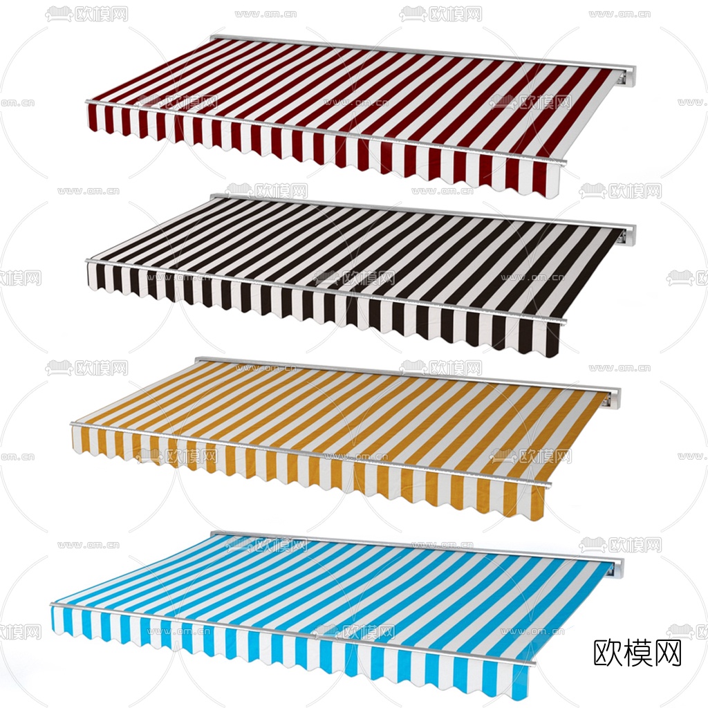 现代遮雨棚遮阳棚3d模型