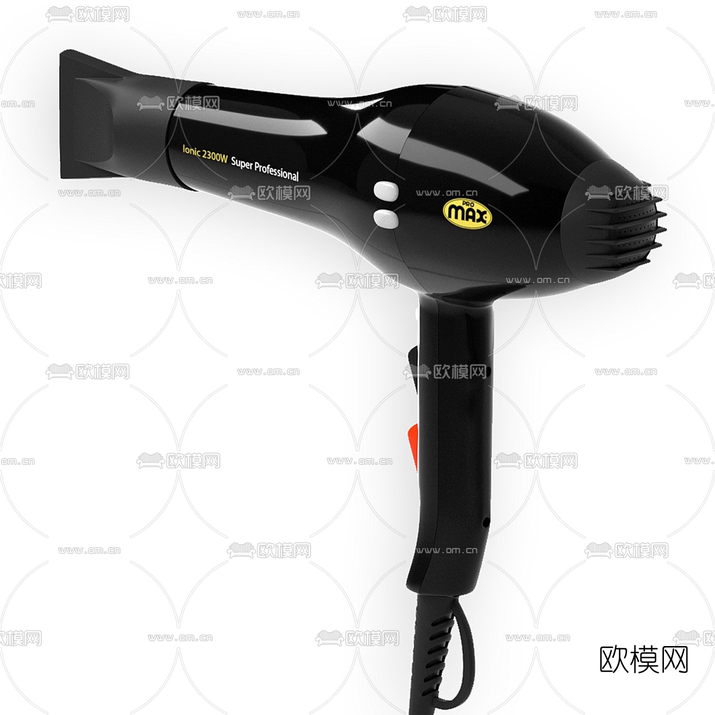 现代电吹风3d模型