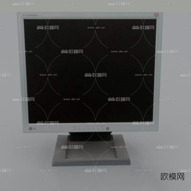 现代电脑显示器免费3d模型下载