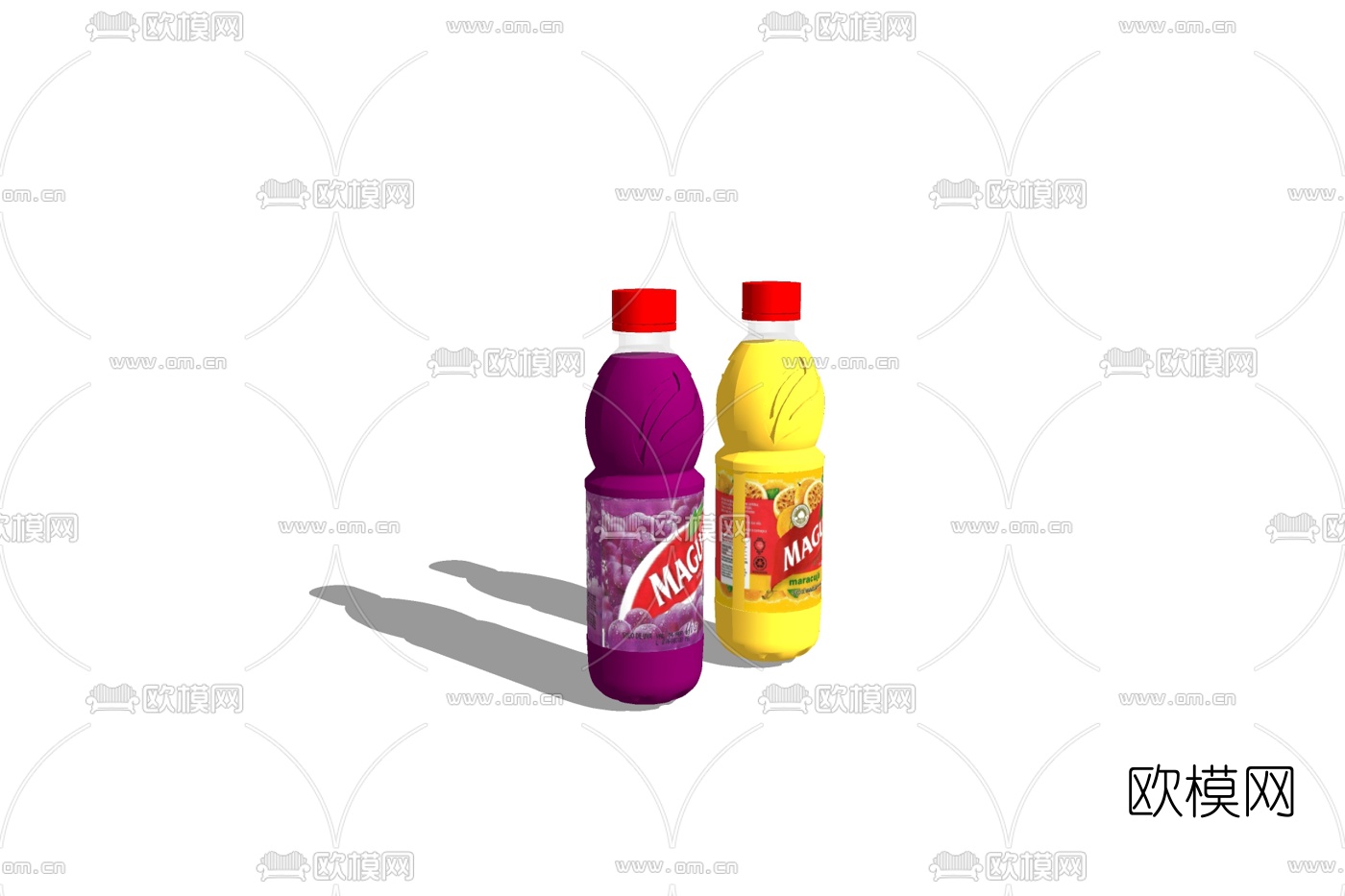 现代果汁饮料免费su模型下载