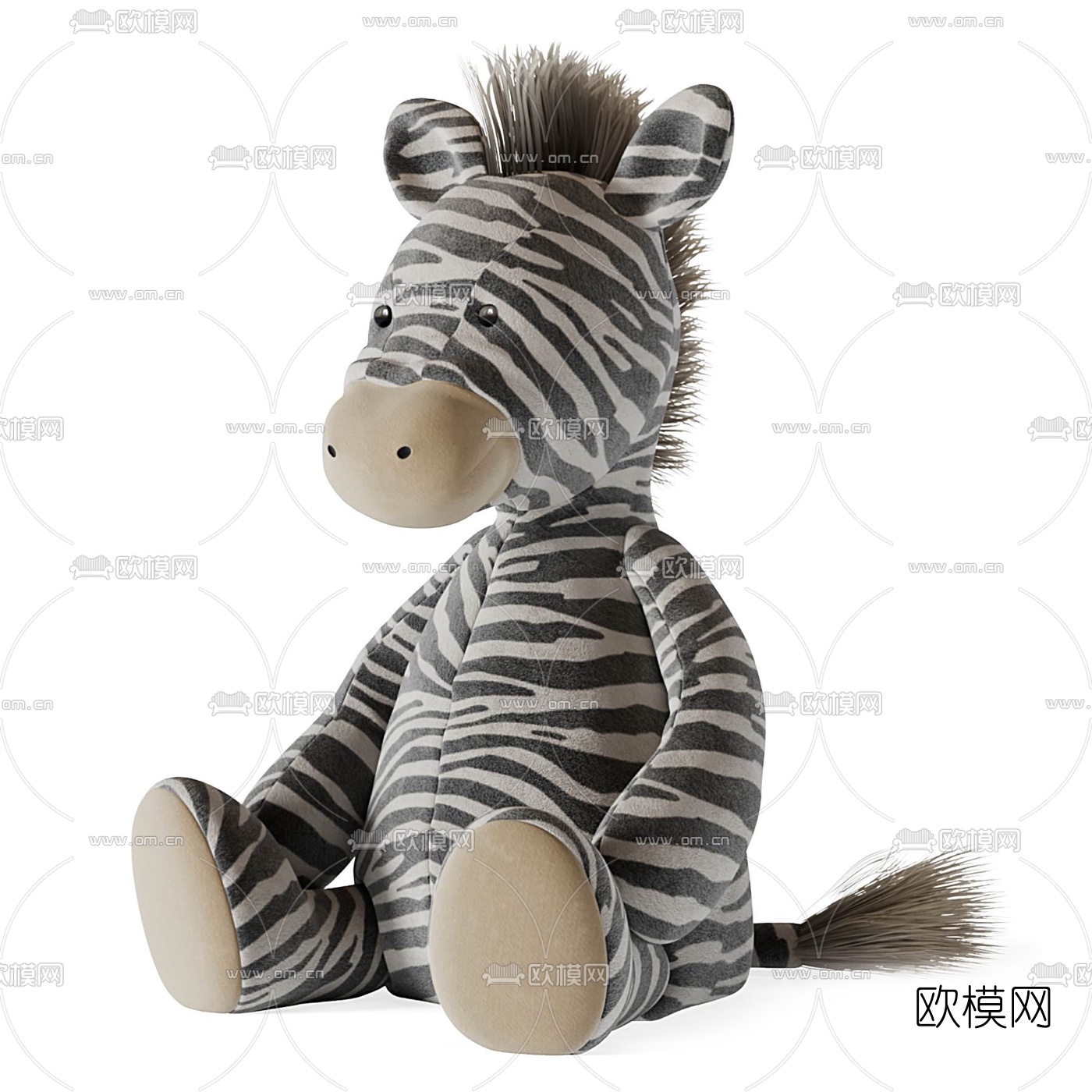 现代动物玩偶玩具3d模型下载（渲染图4）